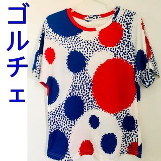 ジャンポールゴルチエ(Jean-Paul GAULTIER)のゴルチェ　ドルマン　ドット　トップス　Ｔシャツ　オシャレ　さらっとした着心地(Tシャツ(半袖/袖なし))