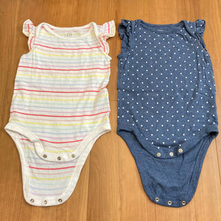 ベビーギャップ(babyGAP)のGAP 肌着 80 75 70 女の子  2枚セット(肌着/下着)