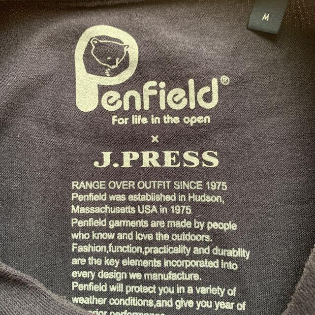 PEN FIELD(ペンフィールド)のPENFIELD×J.PRESSコラボ　Tシャツ　メンズ　ブラック メンズのトップス(Tシャツ/カットソー(半袖/袖なし))の商品写真