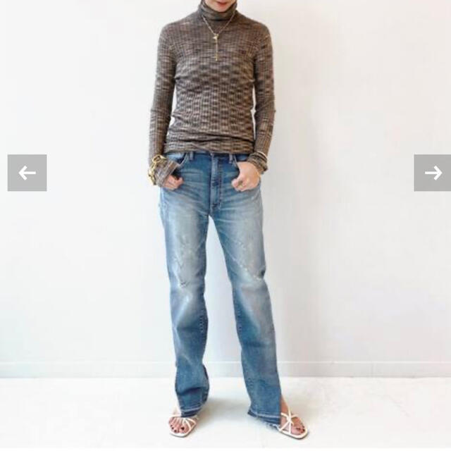MUSE de Deuxieme Classe SURT スリットデニムパンツ MUSE de Deuxieme Classe SURT スリットデニムパンツ