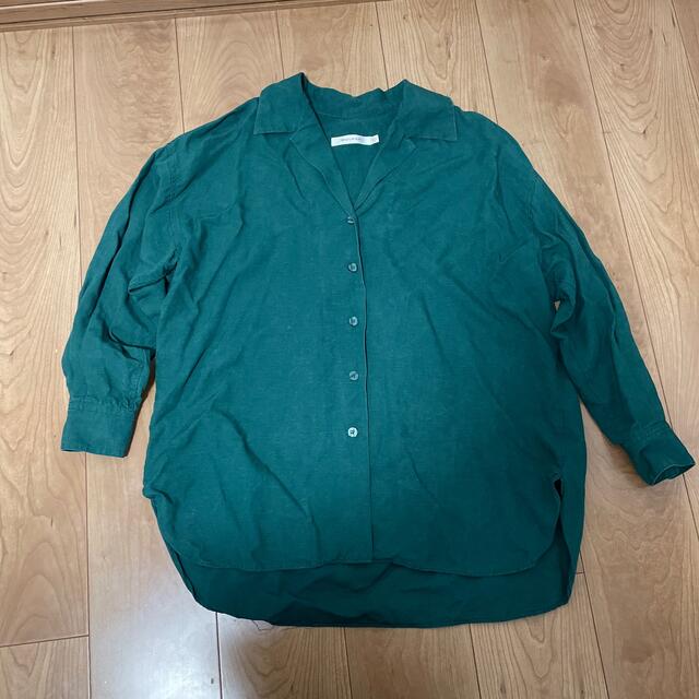 moussy(マウジー)のMOUSSY  DRAPE LOOSE SHIRT レディースのトップス(シャツ/ブラウス(長袖/七分))の商品写真