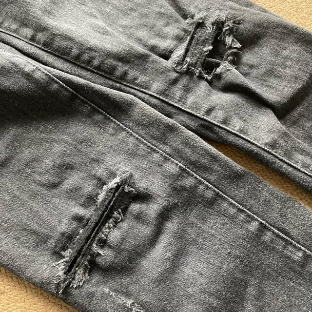 AZUL by moussy(アズールバイマウジー)のAZUL by moussy/REPAIR DENIM SKINNY M レディースのパンツ(スキニーパンツ)の商品写真