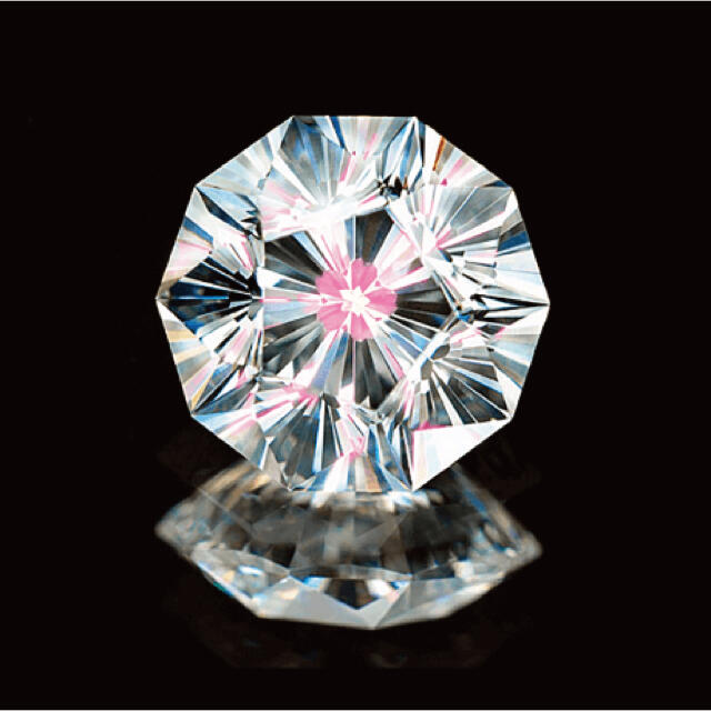 杢目金 さくらダイヤモンド 指輪 レディースのアクセサリー(リング(指輪))の商品写真