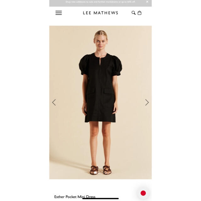 Lee Mathews/21/Esther Pocket Mini Dress