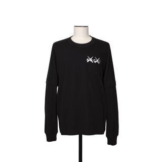 サカイ(sacai)のsacai x KAWS Embroidery Long Sleeve Tee(Tシャツ/カットソー(七分/長袖))