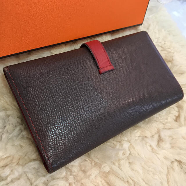 エルメス HERMES 長財布 三つ折り べアンデュプリ ブラック エルメス HERMES 長財布 三つ折り べアンデュプリ ブラック