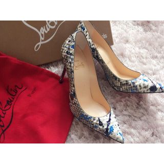 クリスチャンルブタン(Christian Louboutin)の新品 Christian Louboutin＊パイソン柄パンプス(ハイヒール/パンプス)