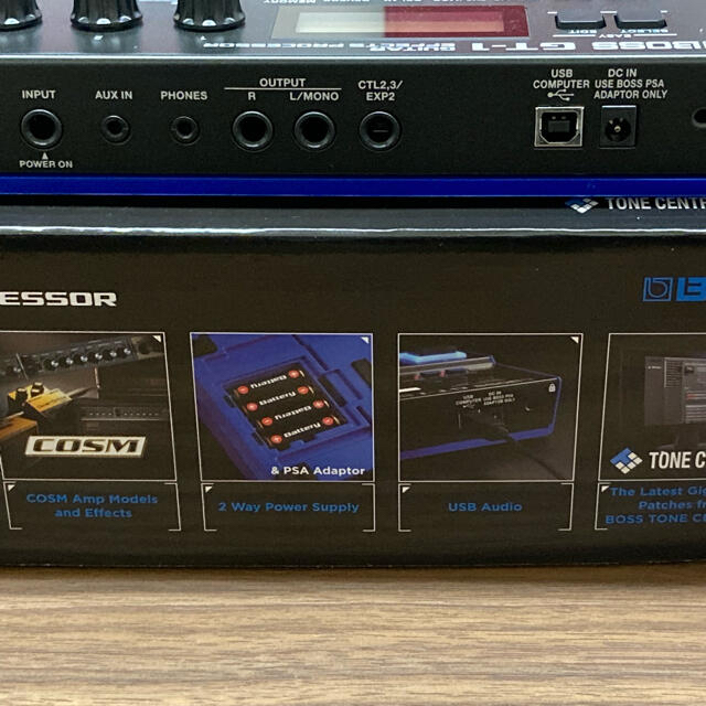 BOSS GT1 本体、取扱説明書、アダプタ、教科書、電池 新品同様品 BOSS GT1 本体、取扱説明書、アダプタ、教科書、電池 新品同様品