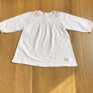 ニシキベビー(Nishiki Baby)の長袖 スイートガール 90 ピンク トップス(Tシャツ/カットソー)