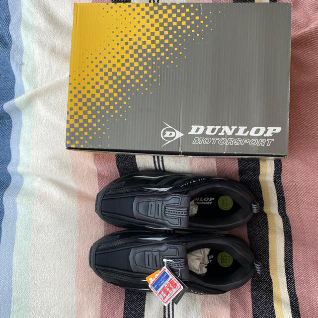 DUNLOP(ダンロップ)の新品 未使用 ダンロップ DUNLOP 25 スニーカー 黒系 ウォーキング メンズの靴/シューズ(スニーカー)の商品写真