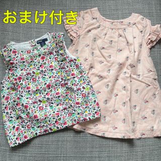 ベビーギャップ(babyGAP)の【あさ様専用】babyGAP 花柄 トップス チュニック 80 ＊おまけ付き(シャツ/カットソー)