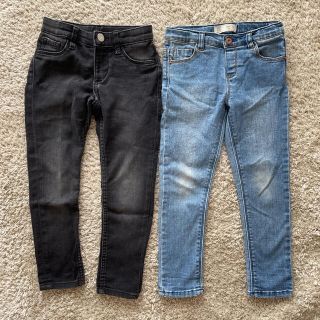 ザラキッズ(ZARA KIDS)の値下げ　ZARA H&M キッズ　ベビー　デニムパンツ ジーンズセット(パンツ/スパッツ)