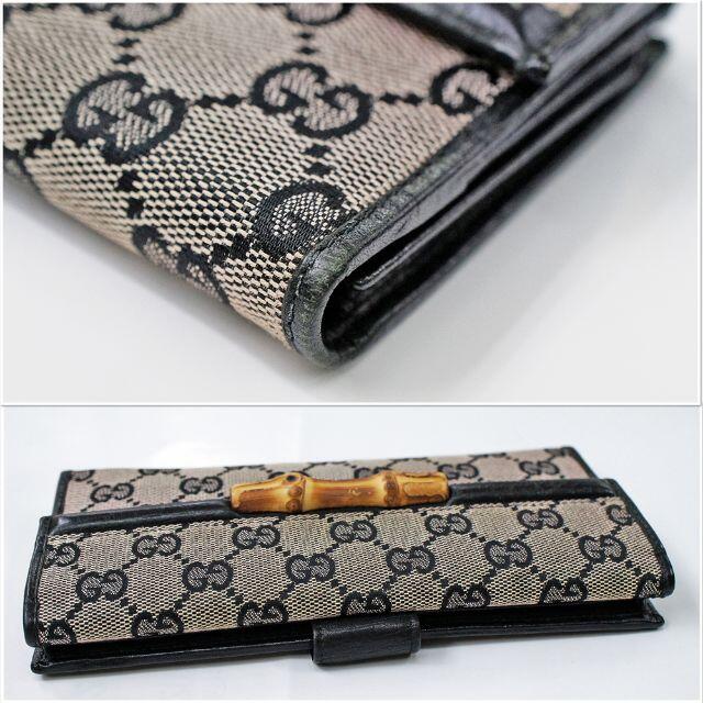 Gucci バンブー 長財布 の通販 by カラフル's shop ｜グッチならラクマ - GUCCI グッチ 112535 GGキャンバス 日本製