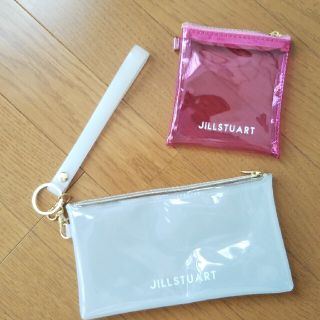 ジルスチュアート(JILLSTUART)のJILLクリア小物入れ二点セット「新品」(ポーチ)