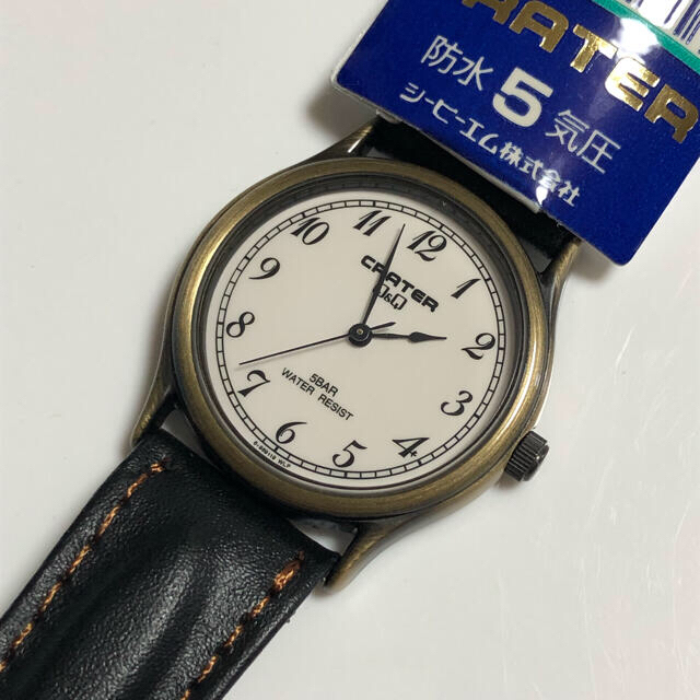 CITIZEN - 未使用品 シチズン Q&Q CRATER クオーツ時計 CITIZEN - 未使用品 シチズン Q&Q CRATER クオーツ時計