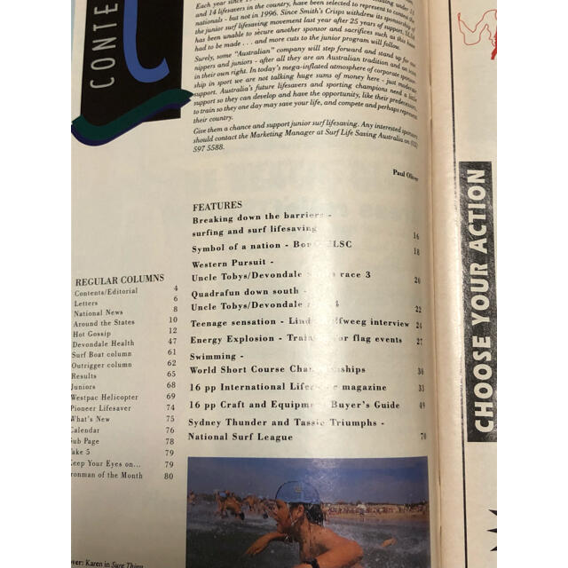 【洋雑誌】AUSTRALIAN Surf SAVER No.17 ライフセーバー エンタメ/ホビーの雑誌(趣味/スポーツ)の商品写真
