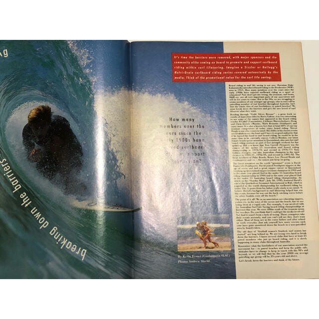 【洋雑誌】AUSTRALIAN Surf SAVER No.17 ライフセーバー エンタメ/ホビーの雑誌(趣味/スポーツ)の商品写真