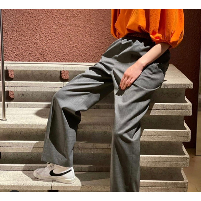 即納!最大半額! 6 ROKU PILE JACQUARD EASY PANTS ピンク chavinda