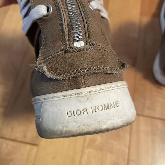 DIOR HOMME(ディオールオム)のディオールオム　スニーカー　サイズ41 DIORHOMME ハイカット　靴 メンズの靴/シューズ(スニーカー)の商品写真