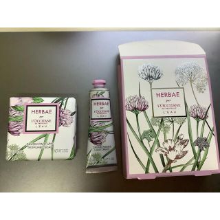 ロクシタン(L'OCCITANE)のロクシタン　エルバブランシュ　メルシーセット(ハンドクリーム)