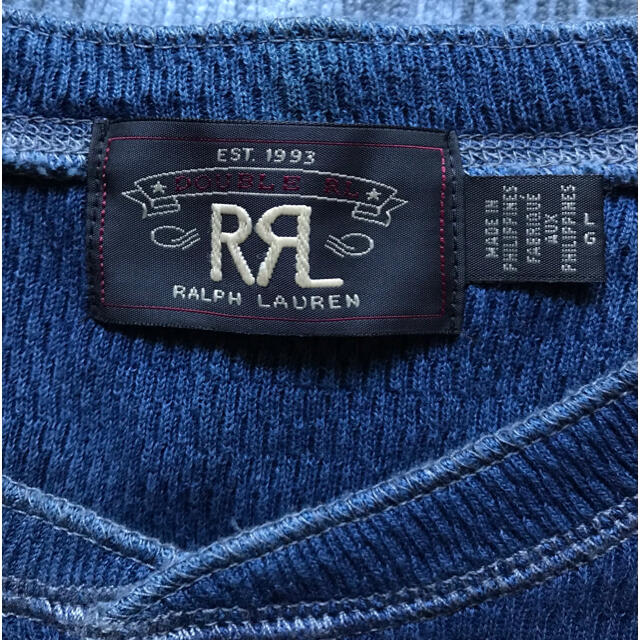 RRL(ダブルアールエル)の【美品】RRL ダブルアールエル  カットソー L ポロ ラルフローレン メンズのトップス(Tシャツ/カットソー(半袖/袖なし))の商品写真