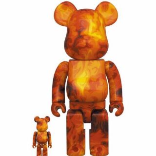 メディコムトイ(MEDICOM TOY)のBE@RBRICK SSUR FIRE 100％ & 400％ 2個(その他)