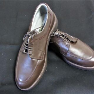 ハッシュパピー(Hush Puppies)のハッシュパピー メンズ ビジネスシューズ 25.5 4E 濃茶スムース 天然皮革(ドレス/ビジネス)