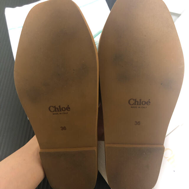 【正規品】クロエ・Chloe「woody」36・フラットミュールサンダル・美品