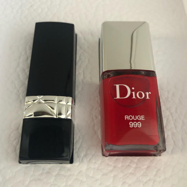 Dior(ディオール)のディオール　ノベルティ　口紅&マニュキュア コスメ/美容のベースメイク/化粧品(口紅)の商品写真