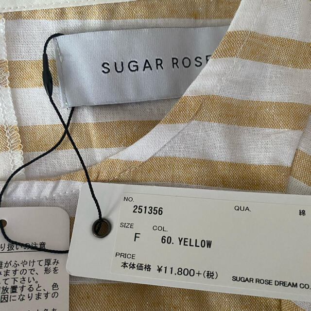 Sugar Rose(シュガーローズ)の新品♡Sugar Rose♡ノースリーブコットンブラウス♡木綿♡コットン100% レディースのトップス(シャツ/ブラウス(半袖/袖なし))の商品写真