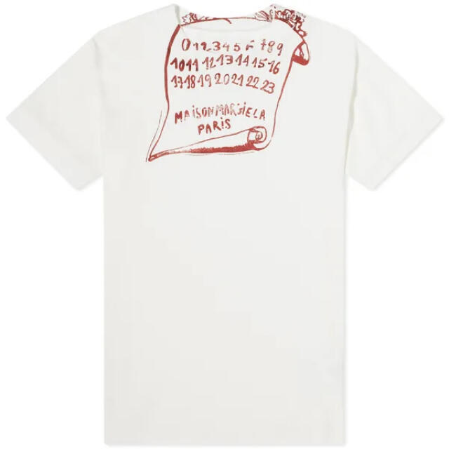 Maison Martin Margiela(マルタンマルジェラ)のMaison Margiela メゾンマルジェラ　スクロール　ロゴ tシャツ メンズのトップス(Tシャツ/カットソー(半袖/袖なし))の商品写真
