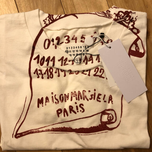 Maison Margiela メゾンマルジェラ　スクロール　ロゴ tシャツ