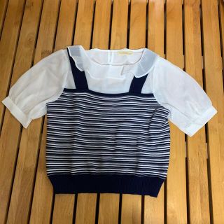 ダブルクローゼット(w closet)のダブルクローゼットトップス(未使用)(カットソー(半袖/袖なし))