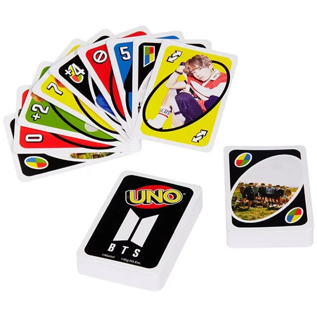 UNO BTS ウノ カードゲーム 防弾少年団　バンタン エンタメ/ホビーのテーブルゲーム/ホビー(トランプ/UNO)の商品写真