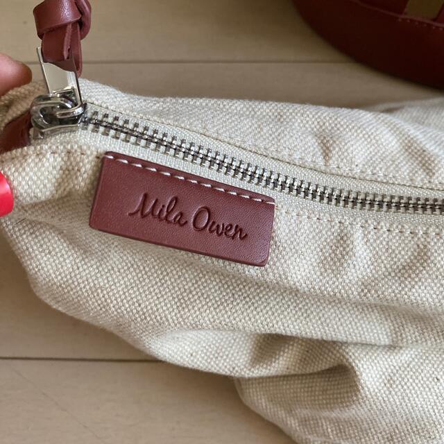 Mila Owen(ミラオーウェン)の再お値下げ美品☆ mila owen／メッシュ扇型バッグポーチ付き レディースのバッグ(ハンドバッグ)の商品写真