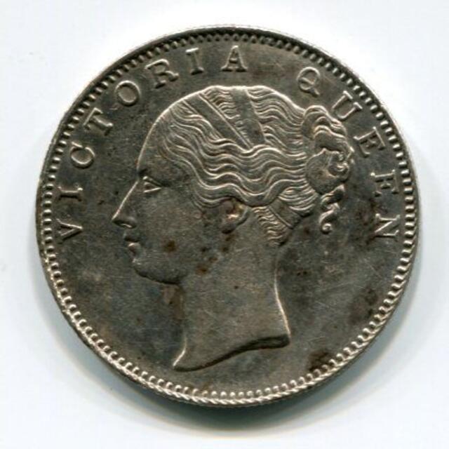 インド 1840年 １ルピー ＠100 貨幣