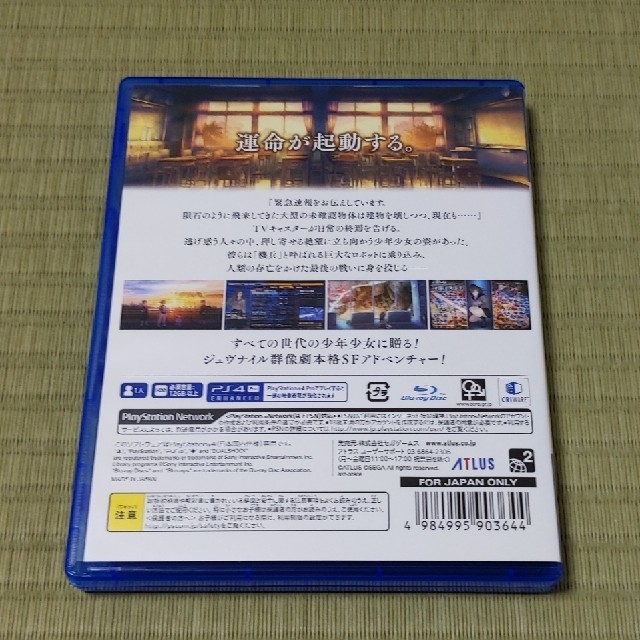 PlayStation4(プレイステーション4)の十三機兵防衛圏 PS4 エンタメ/ホビーのゲームソフト/ゲーム機本体(家庭用ゲームソフト)の商品写真