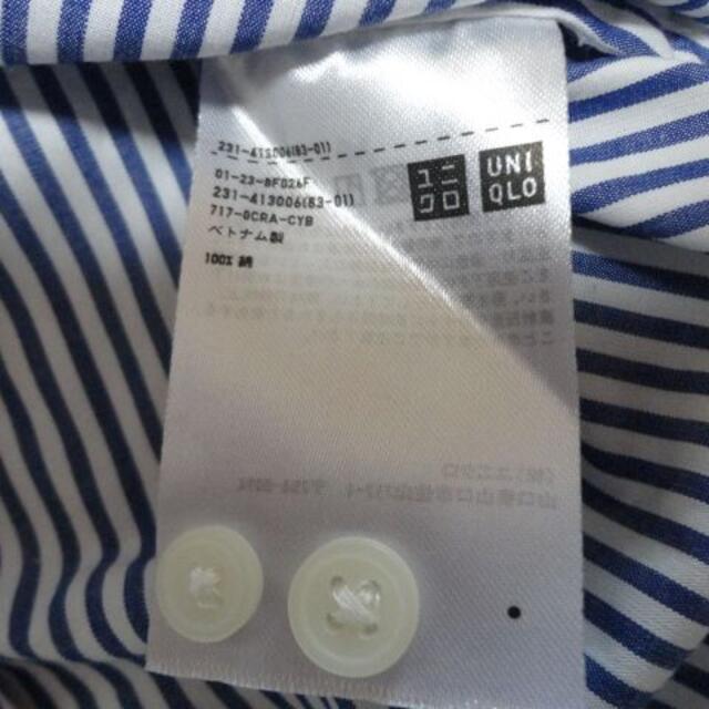 UNIQLO(ユニクロ)のUNIQLO　ユニクロ　ストライプ　ブラウス　長袖　S レディースのトップス(シャツ/ブラウス(長袖/七分))の商品写真