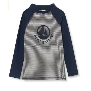 プチバトー(PETIT BATEAU)のプチバトー ロゴ入リミラレラッシュガード(水着)