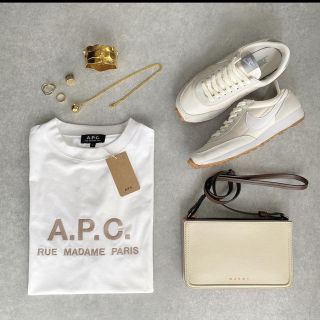 8/1まで値下げ中！A.P.C. × BEAMS / 別注 ロゴ Tシャツ