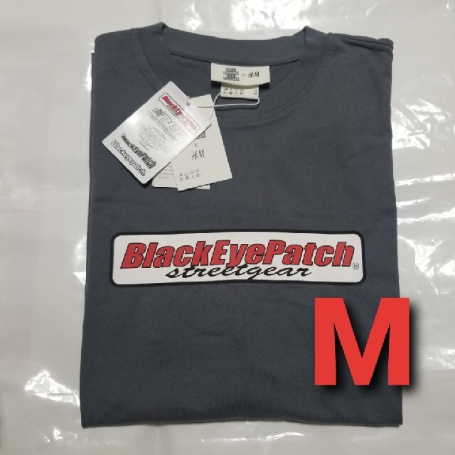H&M - black eye patch x H&M プリントオーバーサイズTシャツの通販 by