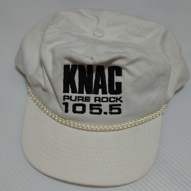 80s～90s KNAC PURE ROCK 105,5 ヴィンテージ キャップ メンズの帽子(キャップ)の商品写真