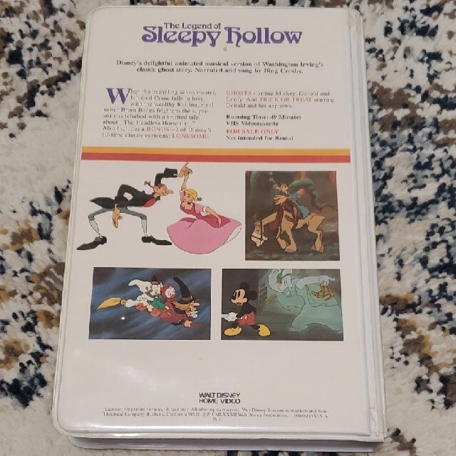 The Legend of Sleepy Follow VHS ディズニー