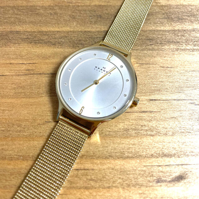 SKAGEN(スカーゲン)の【SKAGEN】ANITA SKW2150 レディース(イエローゴールド) レディースのファッション小物(腕時計)の商品写真