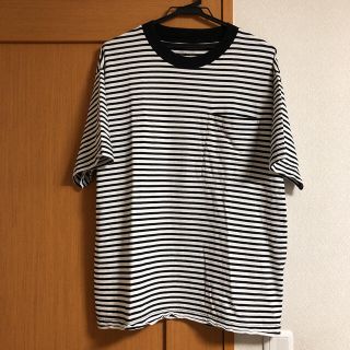 ムジルシリョウヒン(MUJI (無印良品))のmujilabo ムジラボ　ボーダー　Tシャツ(Tシャツ/カットソー(半袖/袖なし))