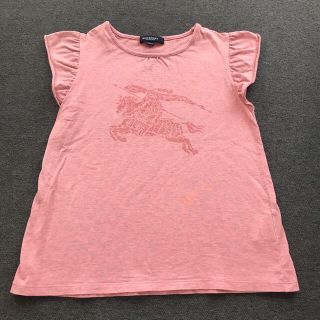 バーバリー(BURBERRY)のBURBERRY バーバリー袖フリルTシャツ　130cm(Tシャツ/カットソー)