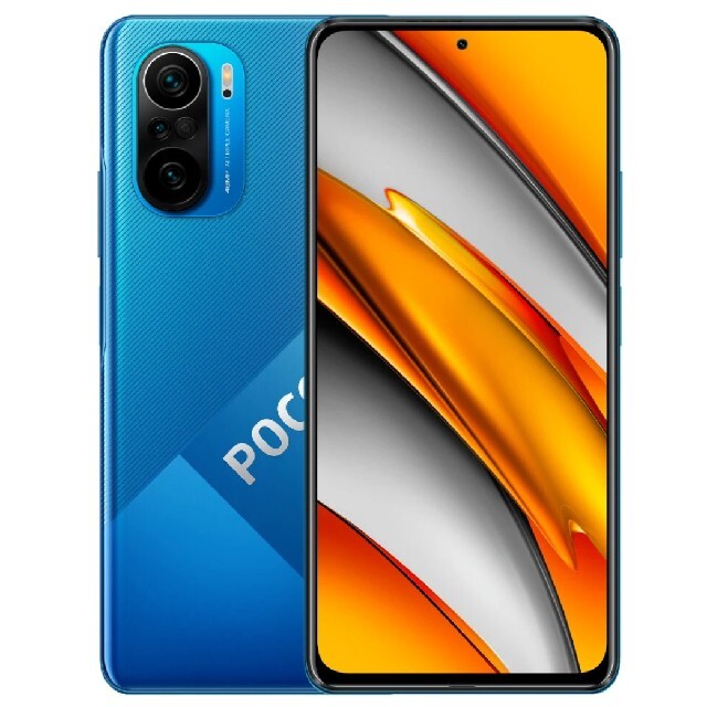 POCO F3 5G グローバル版 6GB RAM 128GB ROM ブルー ...