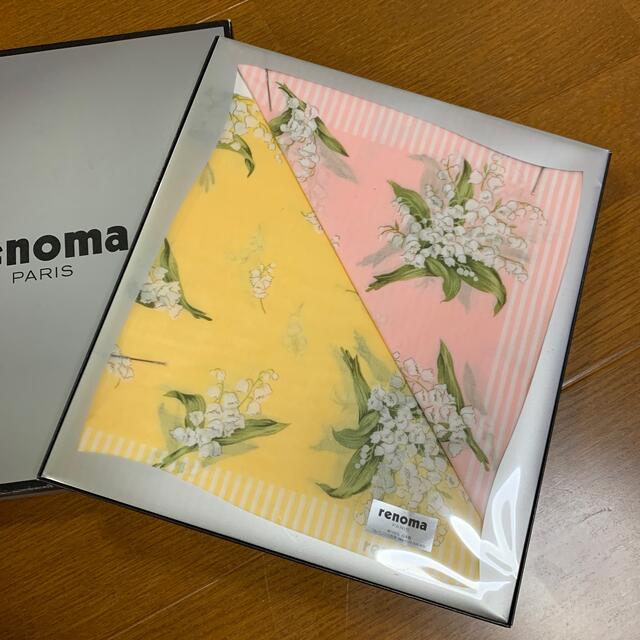 RENOMA(レノマ)のrenomaハンカチ☆新品 レディースのファッション小物(ハンカチ)の商品写真