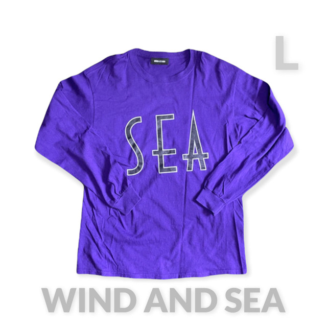 STUDIOUS(ステュディオス)のwind and sea tシャツ  パープル メンズのトップス(Tシャツ/カットソー(七分/長袖))の商品写真