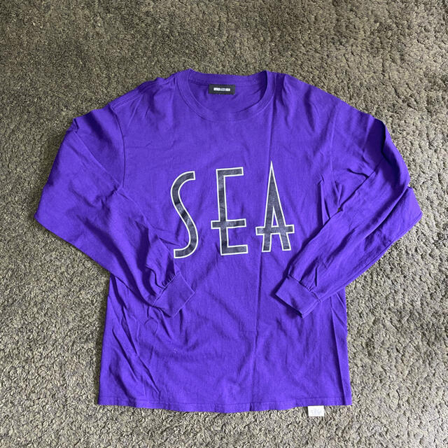 STUDIOUS(ステュディオス)のwind and sea tシャツ  パープル メンズのトップス(Tシャツ/カットソー(七分/長袖))の商品写真